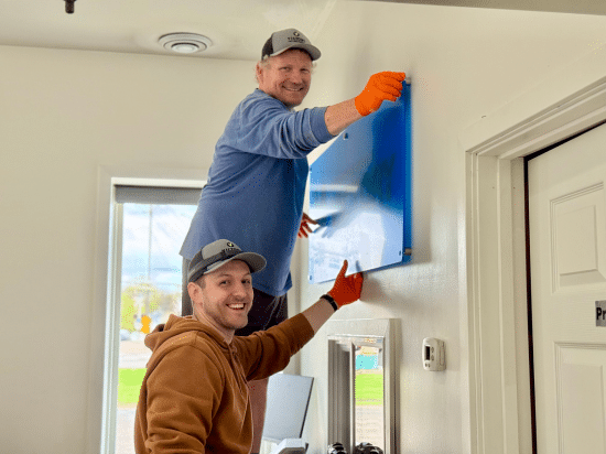 a man standing in a kitchen
